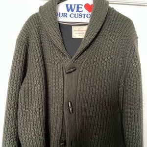 Mens Large Green Sweater